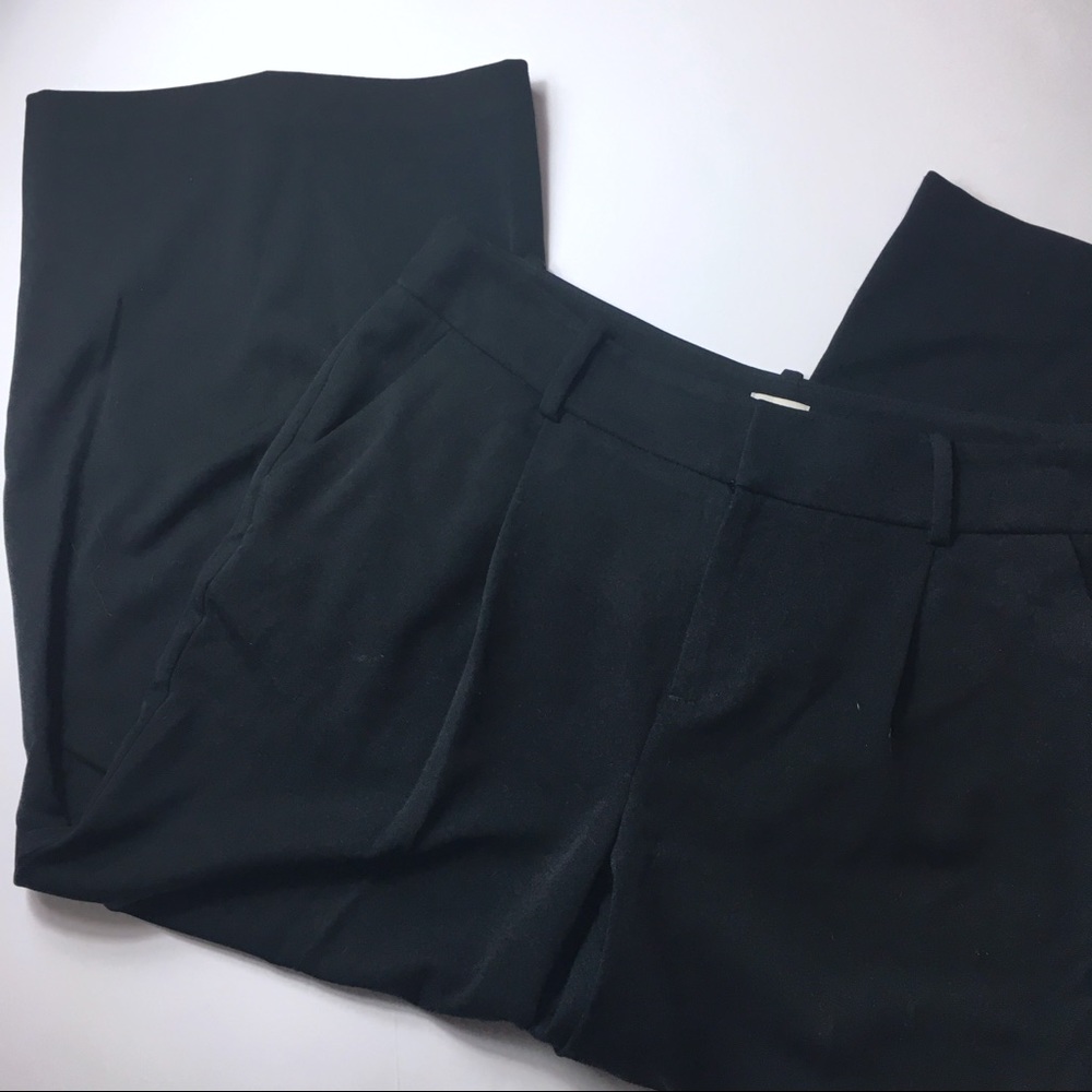 A New Day Cropped Flared Black Slacks, 10